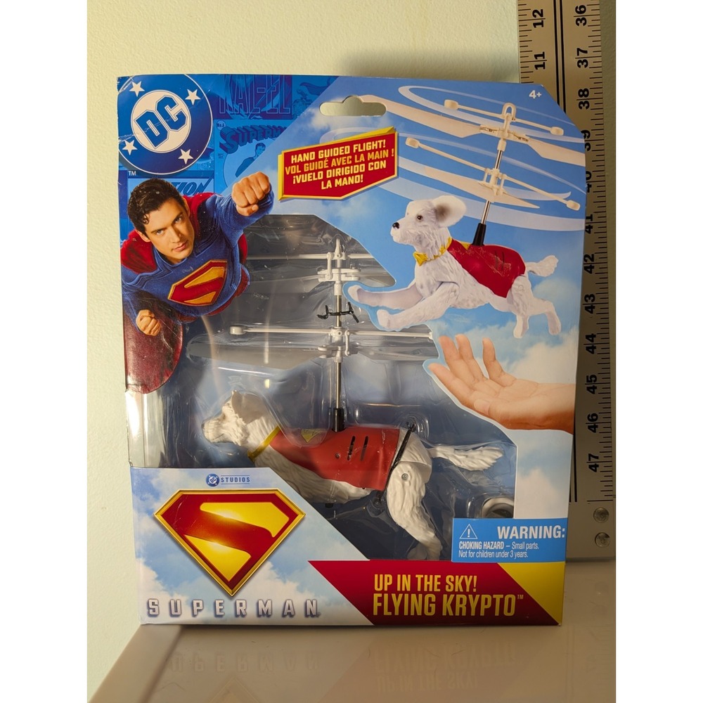 Superman - Krypto Flying Toy, DC Studios & Spin Master, USB Charger,  NEW in Box